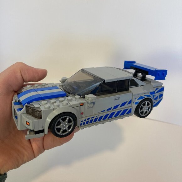 LEGO Speed Champions 2 Fast 2 Furious Nissan Skyline Gt-R R34 76917 Complete Toy - Picture 8 of 13